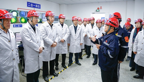 全省危化品企業(yè)安全設計診斷復核現(xiàn)場會代表參觀宜化太平洋熱電公司(圖5)