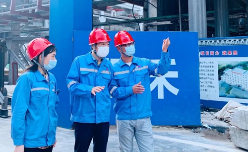 吳正新到TMP、TPO項(xiàng)目及松滋肥業(yè)新項(xiàng)目現(xiàn)場檢查指導(dǎo)工作(圖2)