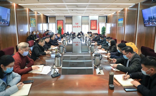集團(tuán)黨委（公司）辦公室系統(tǒng)召開年度總結(jié)會(huì)議，王大真出席并講話(圖1)