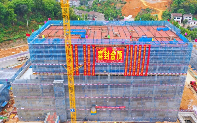 加速推進(jìn)！宜化楚星整體升級改造項(xiàng)目關(guān)鍵裝置主體結(jié)構(gòu)順利封頂