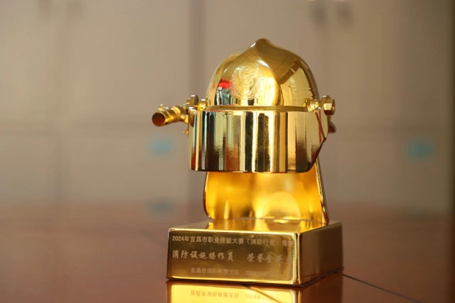 第一！股份公司鄢陽獲頒宜昌市消防設(shè)施操作員“榮譽金頭盔”(圖2)